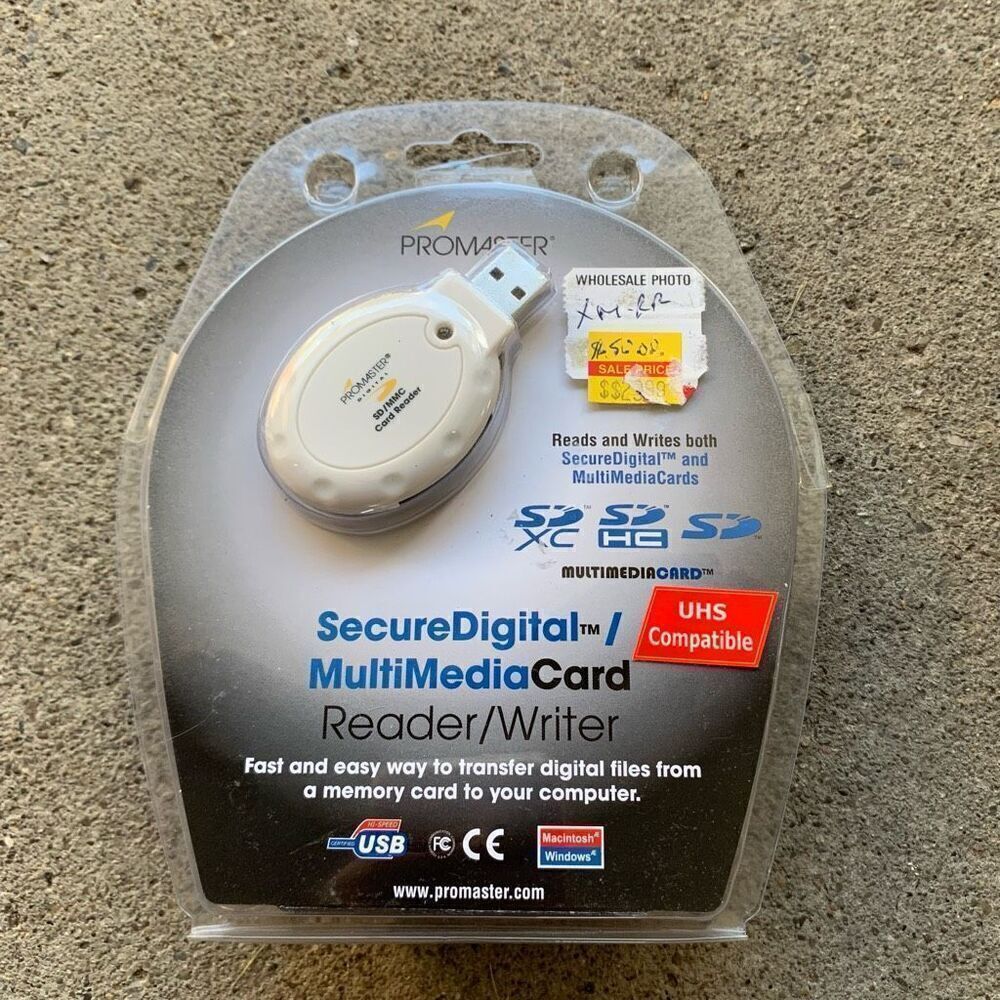ProMaster Secure Digital/MultiMedia Card Reader/Writer Code 6384 *New*